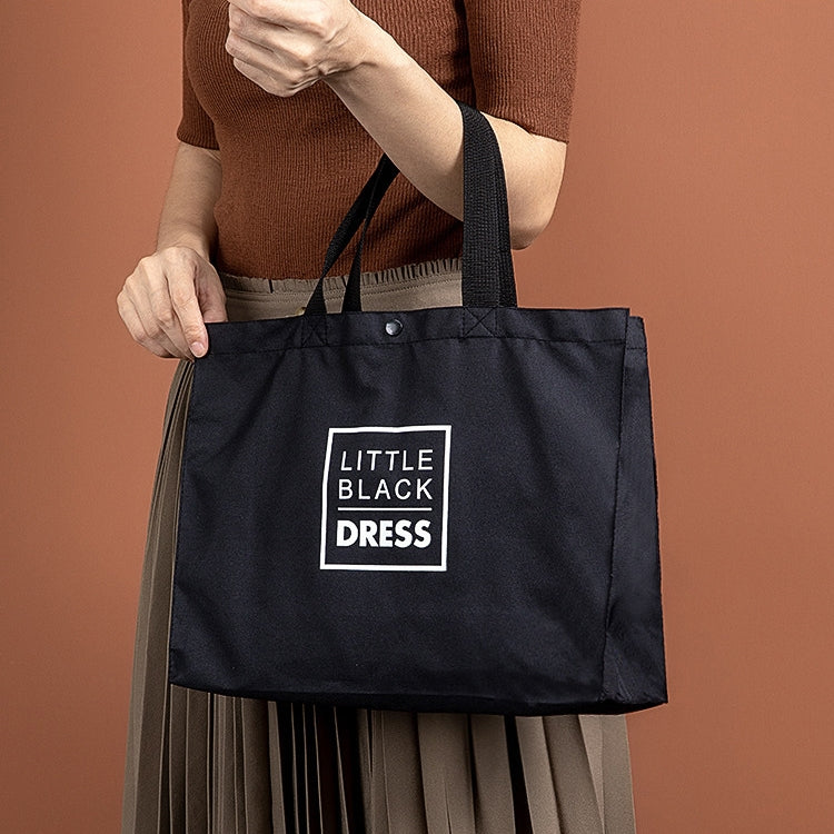 Oxford Cloth Eco-friendly Shopping Bag Large Capacity Folding Portable Small Canvas Bag, 24x25.5x9.5cm, 34x11x27cm, 43x12x33cm, 53x17x38cm