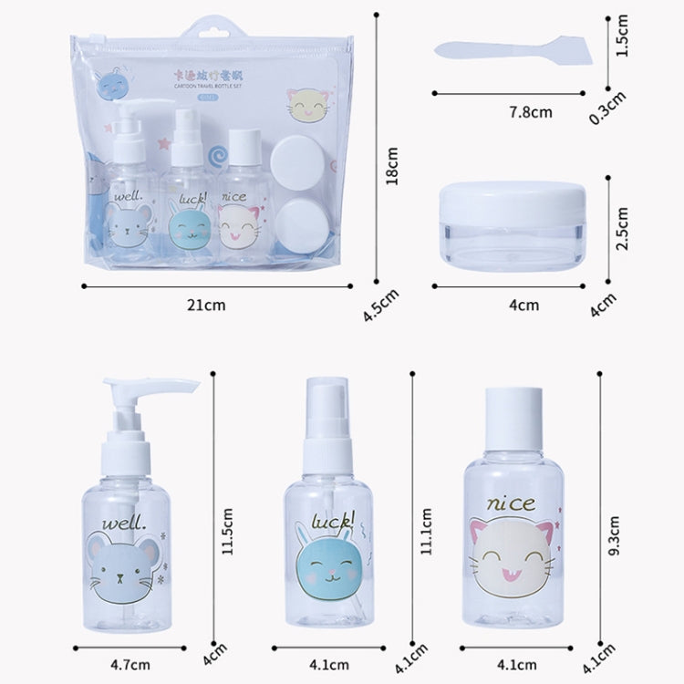 SY1039 Cartoon Travel Bottles Set Cosmetic Dispensing Bottles, / Set