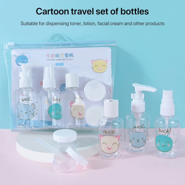 SY1039 Cartoon Travel Bottles Set Cosmetic Dispensing Bottles, / Set
