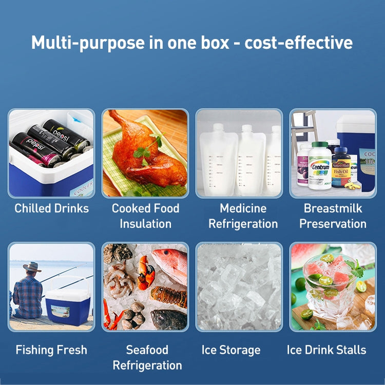 Portable Car Outdoor Ice Bucket Cooler mini Refrigerator, 5L, 8L, 13L, 26L