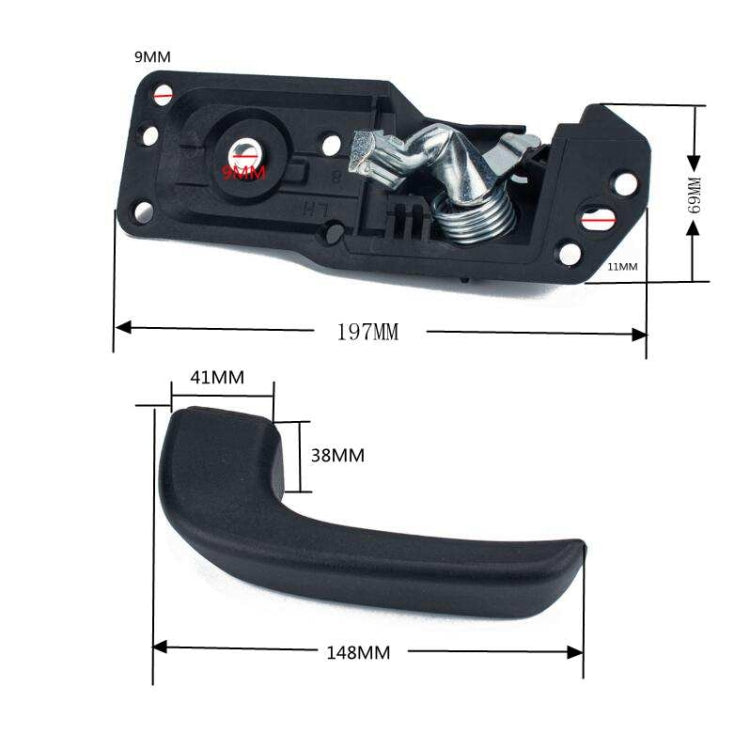 Car Left Side Door Handle Repair Kit 20833606 for Chevrolet, For Chevrolet Left Side