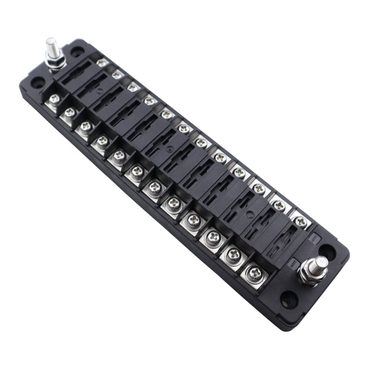 CP-4042 Vertical 12 Way Fuse Block with 12pcs Fuses and 12pcs Terminals, Vertical 12 Way with 12pcs Terminals