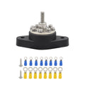5/16 inch M8 RV Yacht 8-way Terminal Stud with 2pcs M5x20 Screws + Terminals, CP-4101, CP-4102