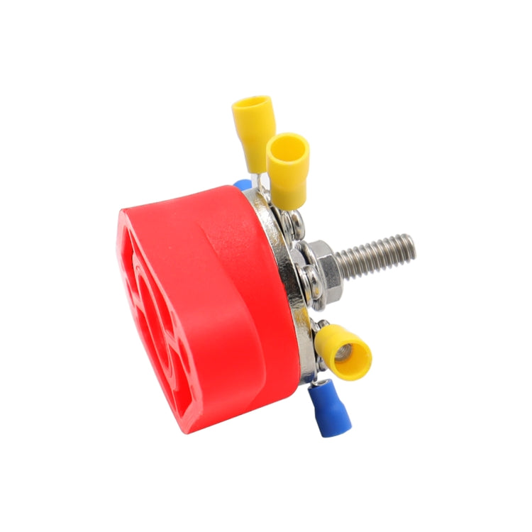 CP-4102 5/16 inch M8 RV Yacht 8-way Terminal Stud with 2pcs M5x20 Screws + Terminals, CP-410