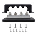 RV 600A High Current Busbar 4-way Straight M10 Wiring Studs, CP-4303-01, CP-4303-02