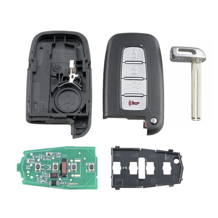 For Hyundai 4-button Car Key Shell FCCID: SY5HMFNA04 ID46 315Mhz Car, For Hyundai 4-button FCCID:SY5HMFNA04