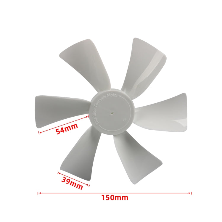 A8702 6 inch RV Skylight Vent D-hole Fan Blade