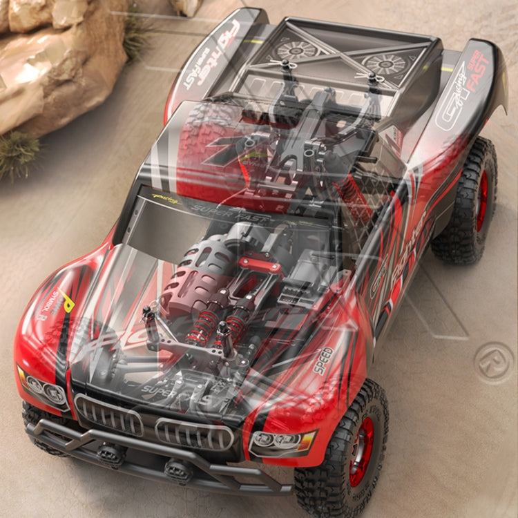 JJR/C Q39B 2.4G Four-wheel Drive High-speed Climbing Carbon Brush Motor RC Jeep, Q39B (Red), Q39B (Orange)