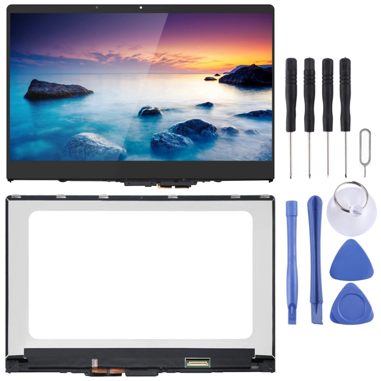 FHD LCD Screen Digitizer Full Assembly with Frame, For Lenovo Yoga 530-14IKB, For Lenovo Yoga C940-14, For Lenovo ideaPad C340-14IWL, For Lenovo ideapad Flex 5-15IIL05, For Lenovo ideapad Yoga 7-14ITL5, For Lenovo Yoga 710-15IKB, For Lenovo ThinkBook 1...