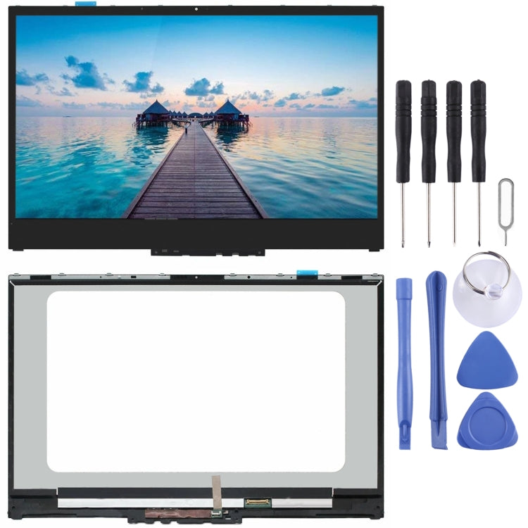 FHD LCD Screen Digitizer Full Assembly with Frame, For Lenovo Yoga 530-14IKB, For Lenovo Yoga C940-14, For Lenovo ideaPad C340-14IWL, For Lenovo ideapad Flex 5-15IIL05, For Lenovo ideapad Yoga 7-14ITL5, For Lenovo Yoga 710-15IKB, For Lenovo ThinkBook 1...