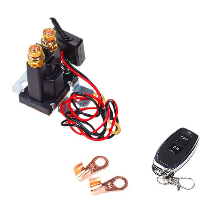 24V 500A Car Battery Remote Control Relay Rotary Switch Cut, with 1 x Remote Control, with 2 x Remote Control