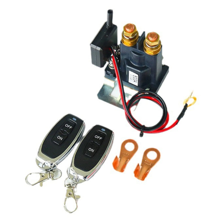 24V 500A Car Battery Remote Control Relay Rotary Switch Cut, with 1 x Remote Control, with 2 x Remote Control