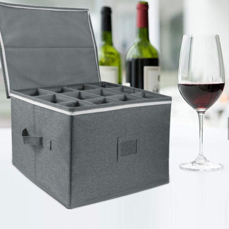 Foldable Stemmed Wine Glass Storage Box