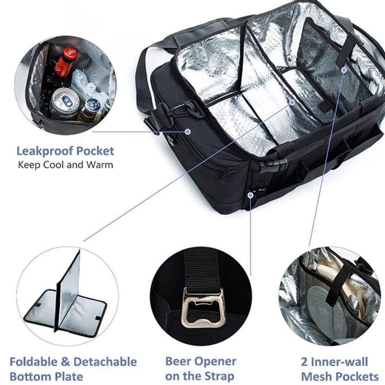 Large Foldable and Portable Outdoor Car Camping Picnic Storage Bag