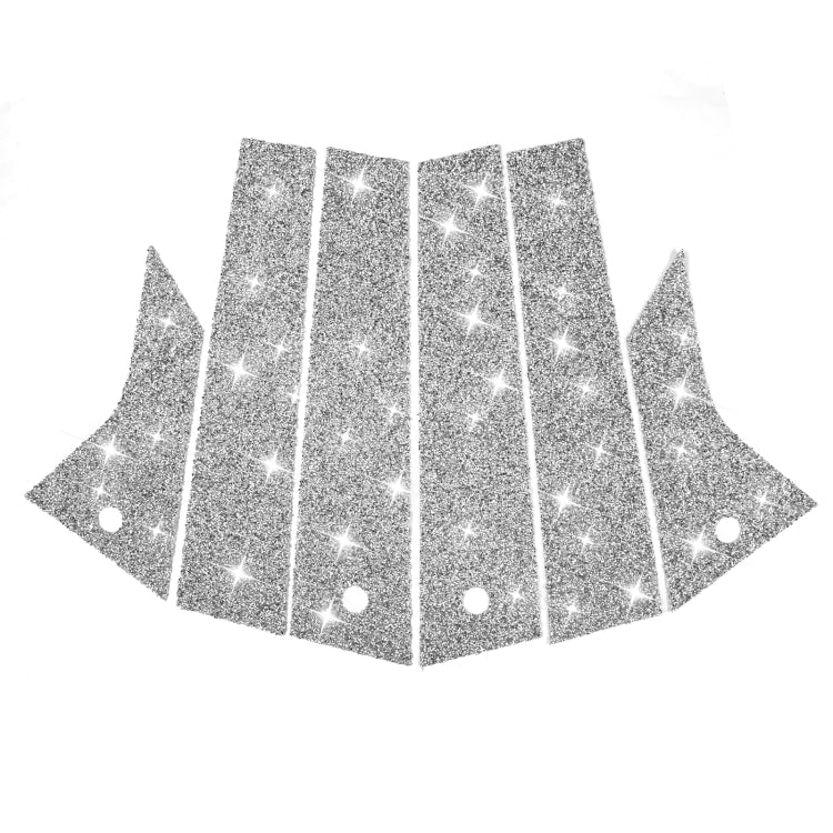 For Ford Mustang Mach E 2021 Car B-pillar Diamond Decorative Sticker, B-pillar