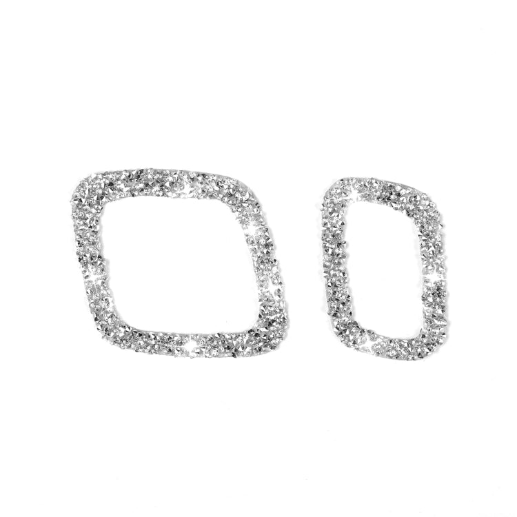 For Ford Mustang Mach E 2021 Car Door Lock Button Diamond Decorative Sticker, Left Drive, Door Lock Button