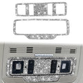 For Ford Mustang Mach E 2021 Car Reading Light Button Diamond Decorative Sticker, Reading Light Button