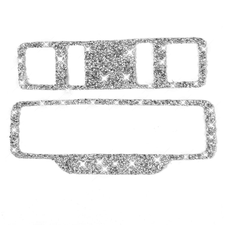 For Ford Mustang Mach E 2021 Car Reading Light Button Diamond Decorative Sticker, Reading Light Button