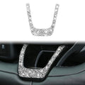For Ford Mustang Mach E 2021 Car Steering Wheel Diamond Decorative Sticker, Steering Wheel
