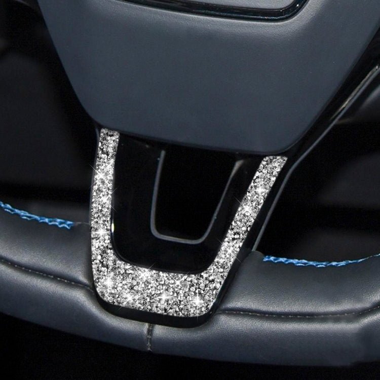 For Ford Mustang Mach E 2021 Car Steering Wheel Diamond Decorative Sticker, Steering Wheel