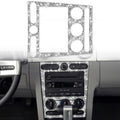 For Ford Mustang 2005-2009 Car Air Conditioning Control Panel Diamond Decorative Sticker, Left Drive, Air Conditioning Control Panel