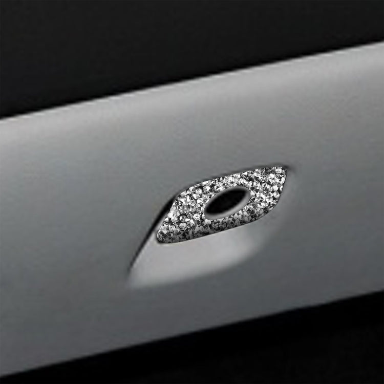 For Chevrolet Corvette C6 2005-2013 Car Passenger Side Storage Box Diamond Decorative Sticker, Left Drive