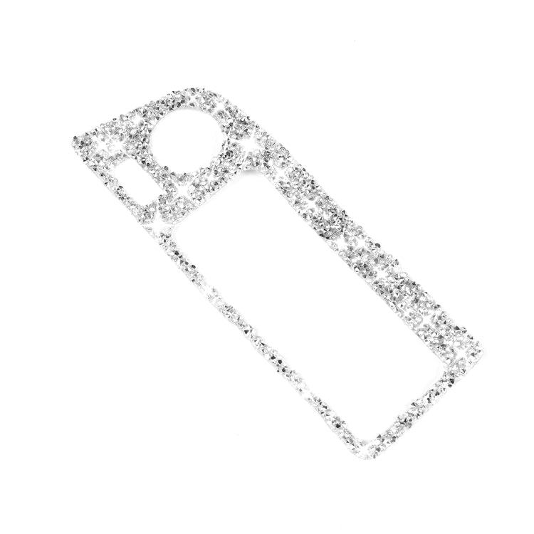 For Chevrolet Corvette C7 2014-2019 Car Headlight Switch Frame Diamond Decorative Sticker, Left Drive, Headlight Switch Frame