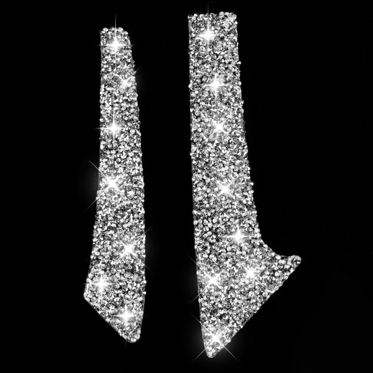 For Chevrolet Corvette C7 2014-2019 Car Center Arm Rest Diamond Decorative Sticker, Left Drive, Center Arm Rest