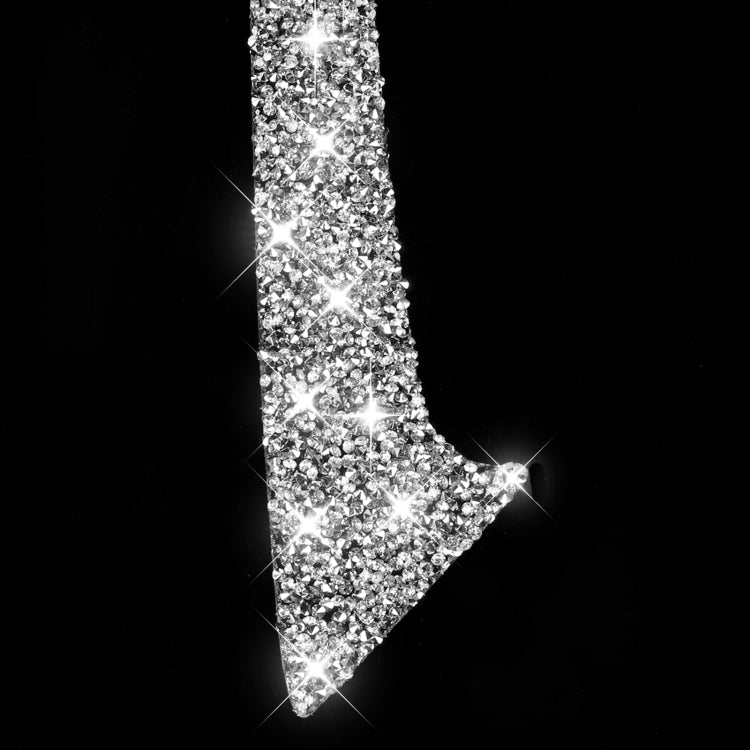 For Chevrolet Corvette C7 2014-2019 Car Center Arm Rest Diamond Decorative Sticker, Left Drive, Center Arm Rest