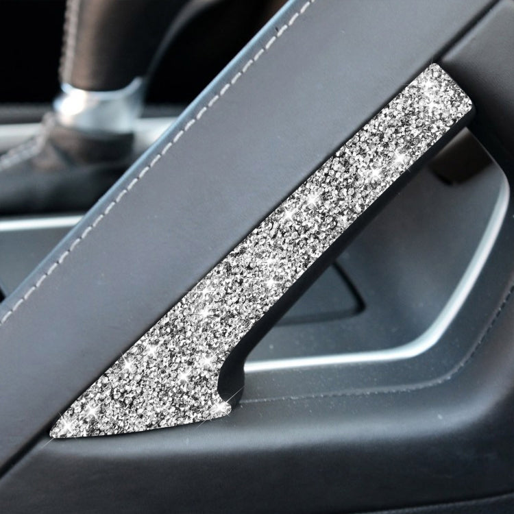 For Chevrolet Corvette C7 2014-2019 Car Center Arm Rest Diamond Decorative Sticker, Left Drive, Center Arm Rest