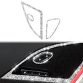 For Chevrolet Corvette C7 2014-2019 Car Door Speaker Frame Diamond Decorative Sticker, Left Drive, Door Speaker Frame