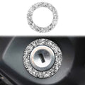 Car Ignition Switch Keyhole Diamond Decoration Sticker, Left Hand Drive, Ignition Switch Keyhole