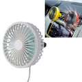 F829 Portable Car Air Outlet Electric Cooling Fan with LED Light