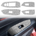 For Mazda CX-5 2017-2018 Car Window Button Panel Diamond Decorative Sticker, Right Drive, Car Window Button Panel, Right Drive
