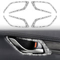 For Mazda CX-5 2017-2018 Car Interior Door Handle Diamond Decorative Sticker,Left and Right Drive Universal, Car Interior Door Handle