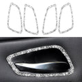Car Door Handle Frame Diamond Decorative Sticker for BMW 3 Series E90 2005-2012, Modified 320i / 318i / 325i, Door Handle Frame