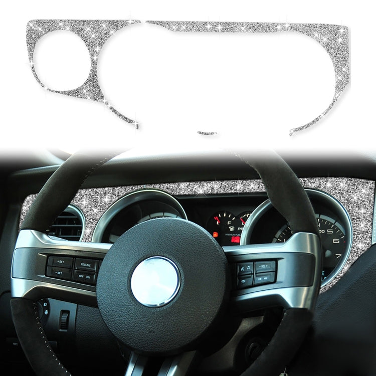 3pcs Car Left Air Outlet Dashboard Diamond Decoration Sticker, Left Hand Drive, Left Air Outlet Dashboard