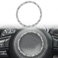 For Mazda CX-5/CX-4 Car Steering Wheel Diamond Decorative Sticker,Left and Right Drive Universal, Car Steering Wheel
