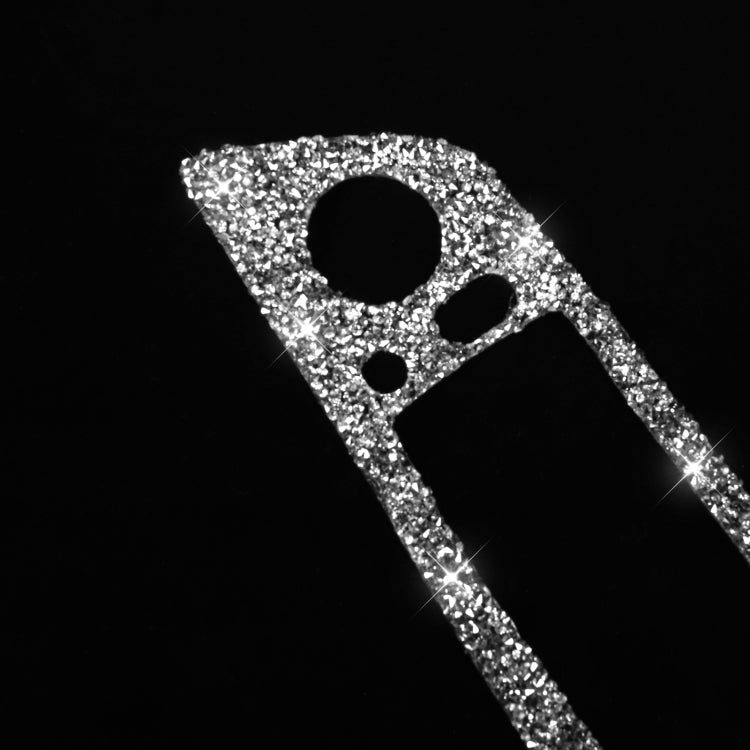 For BMW 3 Series E90 / 320i / 325i 2005-2012 Car Window Lift Panel with Folding Key 37.8cm Diamond Decorative Sticker, Left Drive, Window Lift Panel with Folding Key 37.8cm