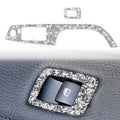 For BMW 3 Series E92 2005-2012 Car Window Lift Panel with Folding Key 40.4cm Diamond Decorative Sticker, Left Drive, Window Lift Panel with Folding Key 40.4cm