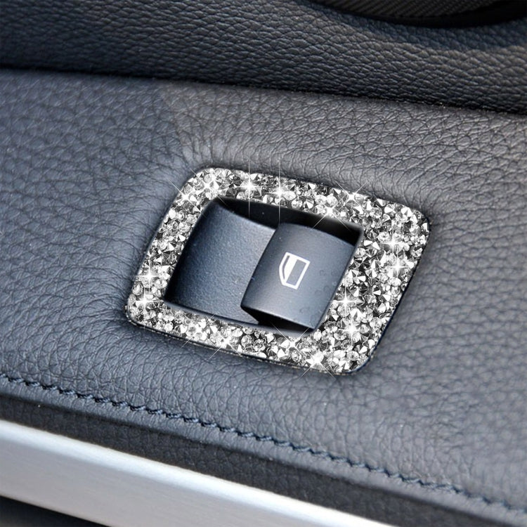 For BMW 3 Series E92 2005-2012 Car Window Lift Panel with Folding Key 40.4cm Diamond Decorative Sticker, Left Drive, Window Lift Panel with Folding Key 40.4cm