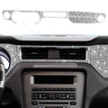 7pcs Car Central Control Dashboard Diamond Decoration Sticker, Left Hand Drive, Central Control Dashboard
