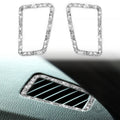 For BMW 3 Series E90 2005-2012 Car Air Outlet Diamond Decorative Sticker, Left Drive, Small Air Outlet