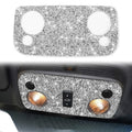 2pcs Car Reading Light Diamond Decoration Sticker, Left Hand Drive, Reading Light