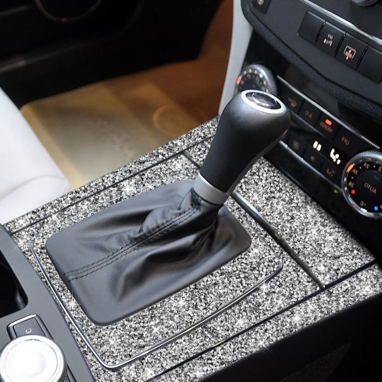 For Mercedes-Benz C-class W204 2007-2013 Car Gear Set Diamond Decorative Sticker, Right-hand Drive, Gear Set, Right-hand Drive