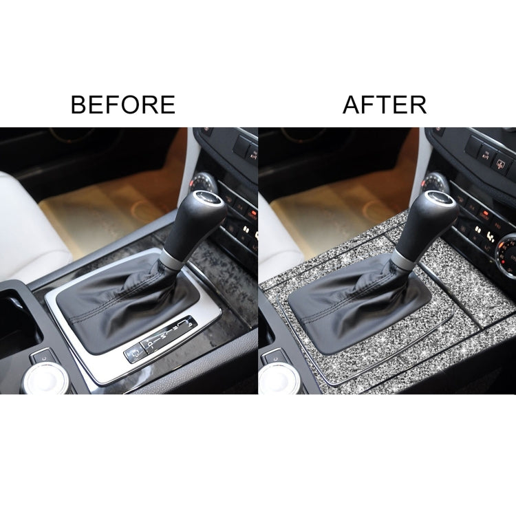 For Mercedes-Benz C-class W204 2007-2013 Car Gear Set Diamond Decorative Sticker, Right-hand Drive, Gear Set, Right-hand Drive