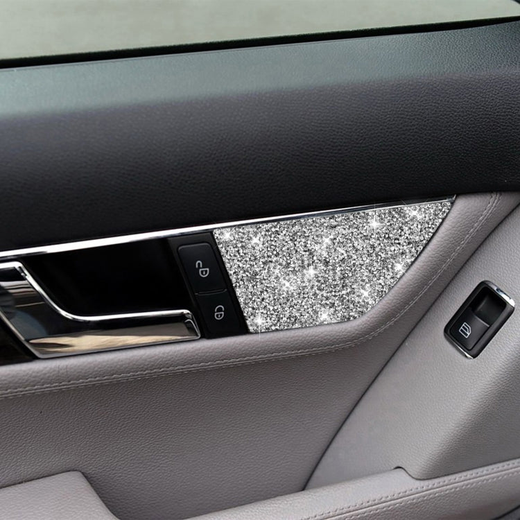 For Mercedes-Benz C-class W204 2007-2013 Car Seat Adjustment A Diamond Decorative Sticker, Right-hand Drive, Seat Adjustment A, Right-hand Drive