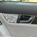 For Mercedes-Benz C-class W204 2007-2013 Car Seat Adjustment C Diamond Decorative Sticker, Left and Right Drive, Seat Adjustment C