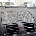 For Mercedes-Benz C-class W204 2007-2010 Car Console Navigation Diamond Decorative Sticker, Left and Right Drive, Console Navigation
