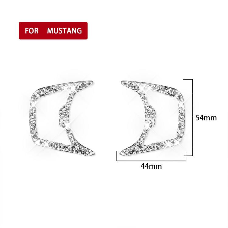 Car Headlight Diamond Decoration Sticker, Left and Right Drive, Headlight